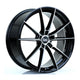 BOLA B19 Alloy Wheel 20x8.5 5x115 ET40 To 45 72.6mm CB Gloss Black Polished Face Alloy Wheels