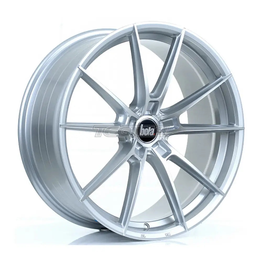 BOLA B19 Alloy Wheel 20x8.5 5x120 ET40 To 45 72.6mm CB Silver Polished Face Alloy Wheels