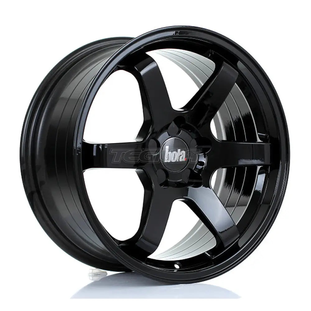 BOLA B1R Alloy Wheel 18x8.5 5x108 ET25 To 45 72.6mm CB Gloss Black Alloy Wheels