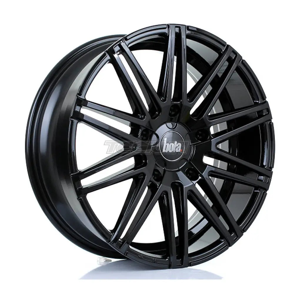 BOLA B20 Alloy Wheel 20x8 5x160 ET45 65.1mm CB Gloss Black Alloy Wheels