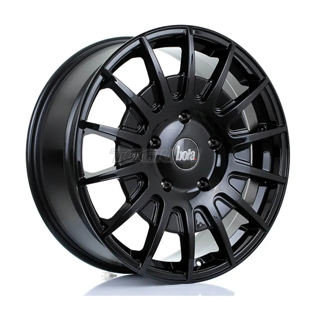 BOLA B21 Alloy Wheel 20x8 5x160 ET50 65.1mm CB Gloss Black Alloy Wheels