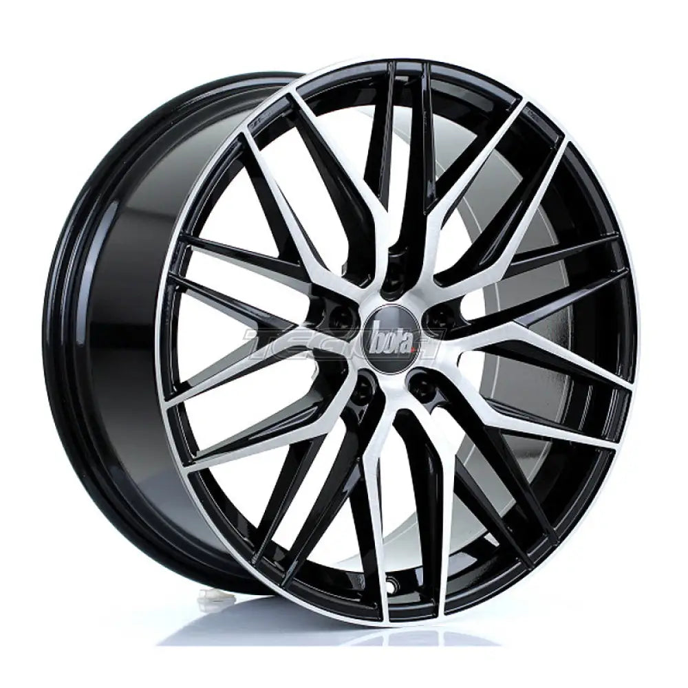 BOLA B22 Alloy Wheel 20x9 5x120 ET43 72.6mm CB Black Brushed Face Alloy Wheels