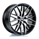 BOLA B22 Alloy Wheel 20x9 5x120 ET43 72.6mm CB Black Brushed Face Alloy Wheels