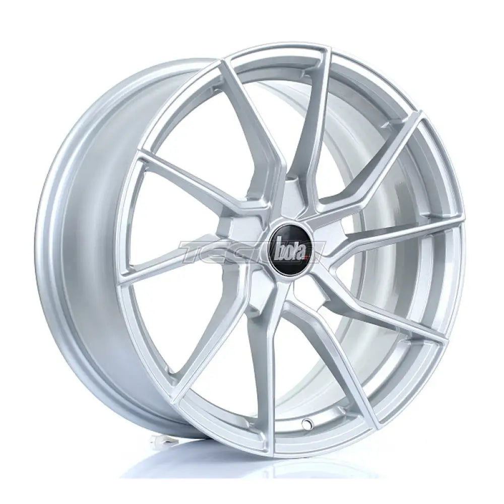BOLA B25 Alloy Wheel 17x7.5 5x100 ET40 To 45 72.6mm CB Crystal Silver Alloy Wheels