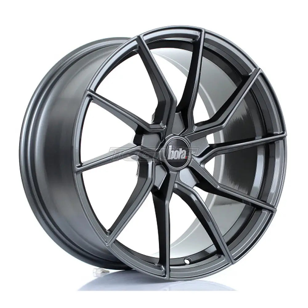 BOLA B25 Alloy Wheel 18x8.5 5x112 ET25 To 45 72.6mm CB Gloss Gunmetal Alloy Wheels