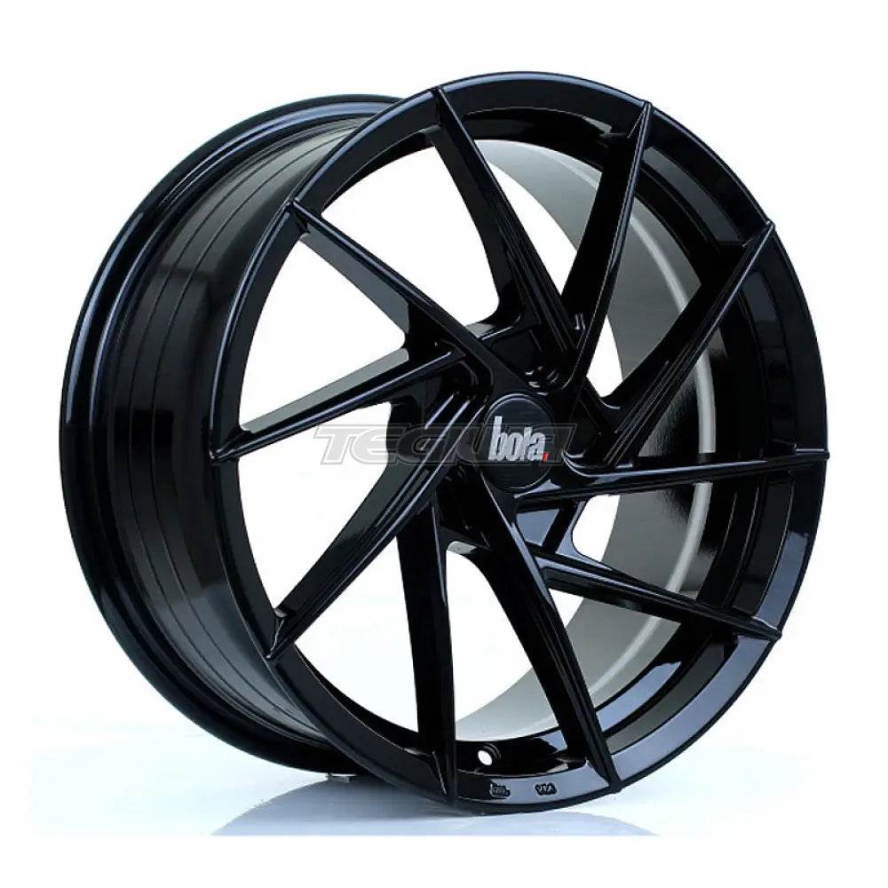 BOLA B26 Alloy Wheel 17x7.5 5x108 ET40 To 45 72.6mm CB Gloss Black Alloy Wheels