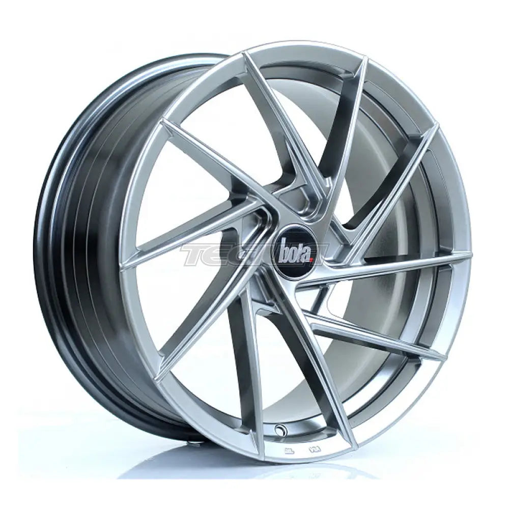 BOLA B26 Alloy Wheel 17x7.5 5x108 ET40 To 45 72.6mm CB Hyper Black Alloy Wheels