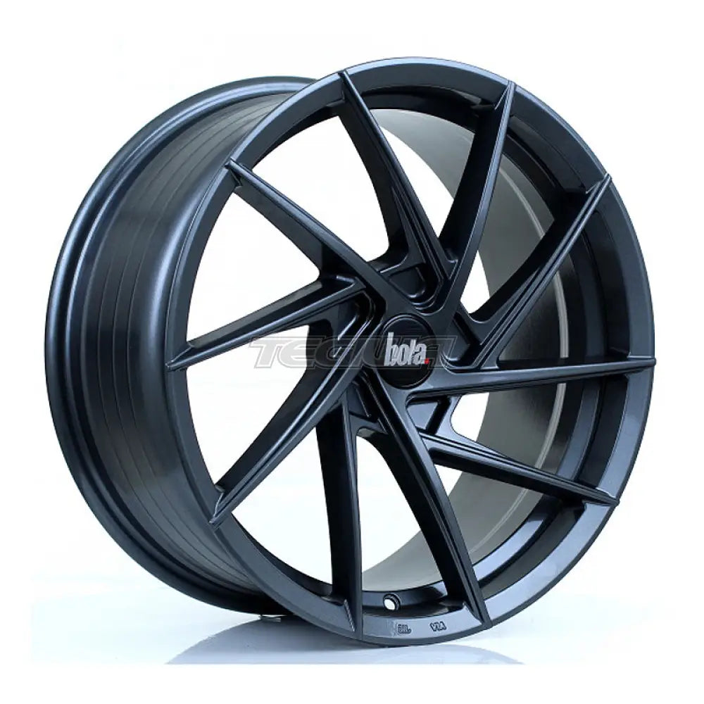 BOLA B26 Alloy Wheel 18x8 5x112 ET40 To 45 72.6mm CB Gloss Gunmetal Alloy Wheels