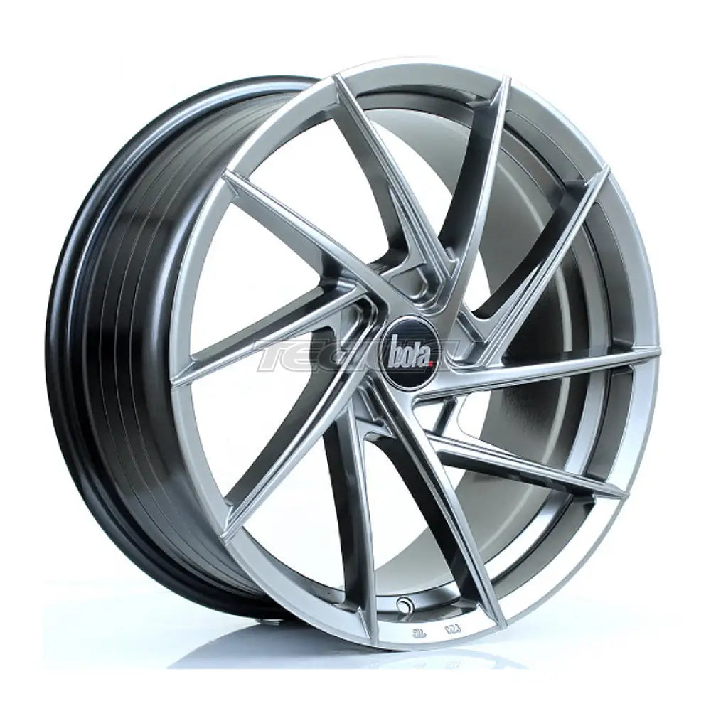 BOLA B26 Alloy Wheel 18x8 5x114 ET40 To 45 72.6mm CB Hyper Black Alloy Wheels