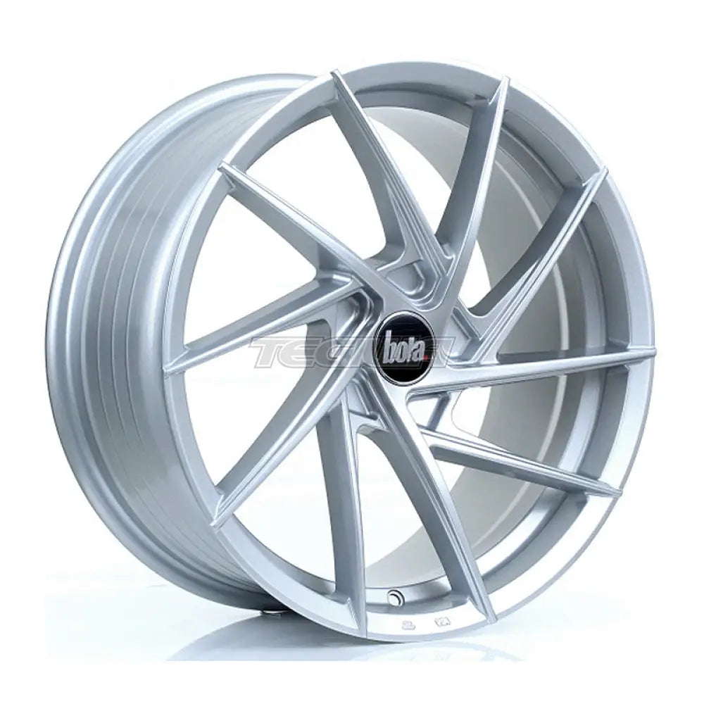 BOLA B26 Alloy Wheel 18x8 5x120 ET40 To 45 72.6mm CB Crystal Silver Alloy Wheels