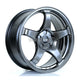 BOLA B2R Alloy Wheel 17x7.5 4x100 ET40 72.6mm CB Hyper Black Alloy Wheels