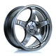 BOLA B2R Alloy Wheel 17x7.5 5x105 ET40 72.6mm CB Hyper Black Alloy Wheels