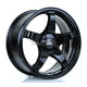 BOLA B2R Alloy Wheel 17x7.5 ET40 4x108 Gloss Black 72.6mm CB Alloy Wheels