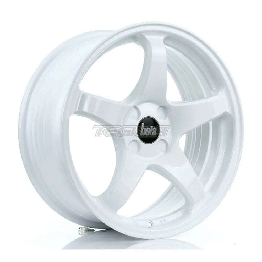 BOLA B2R Alloy Wheel 17x7.5 ET40 4x108 White 72.6mm CB Alloy Wheels