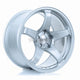 BOLA B2R Alloy Wheel 18x10 5x120 ET22 To 45 72.6mm CB Crystal Silver Alloy Wheels