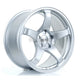 BOLA B2R Alloy Wheel 18x9.5 5x108 ET30 To 45 72.6mm CB Crystal Silver Alloy Wheels