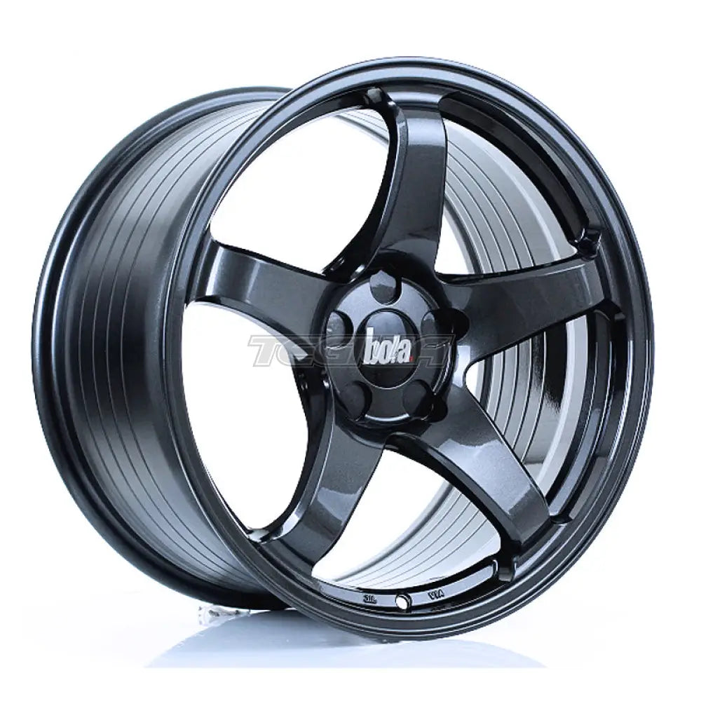 BOLA B2R Alloy Wheel 18x9.5 5x110 ET30 To 45 72.6mm CB Gloss Gunmetal Alloy Wheels