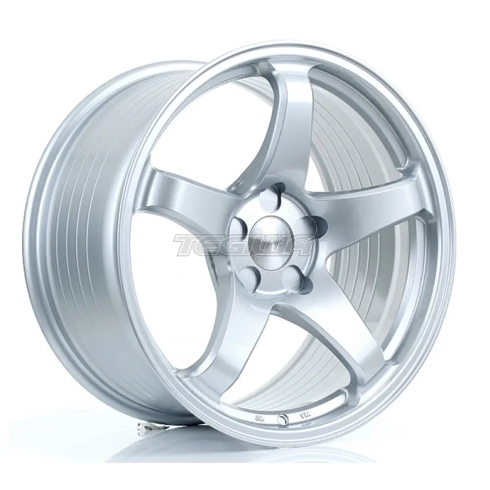 BOLA B2R Alloy Wheel 18x9.5 5x112 ET30 To 45 72.6mm CB Crystal Silver Alloy Wheels