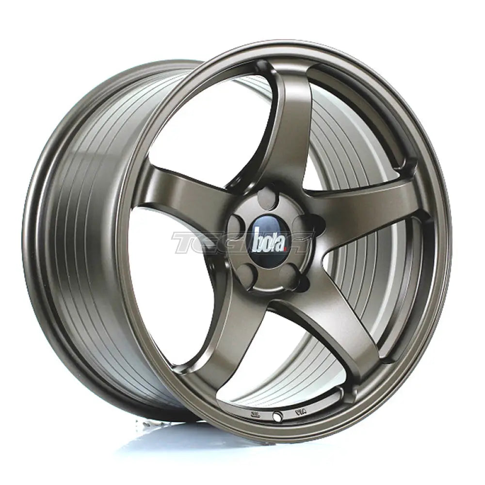 BOLA B2R Alloy Wheel 18x9.5 5x115 ET30 To 45 72.6mm CB Matt Bronze Alloy Wheels