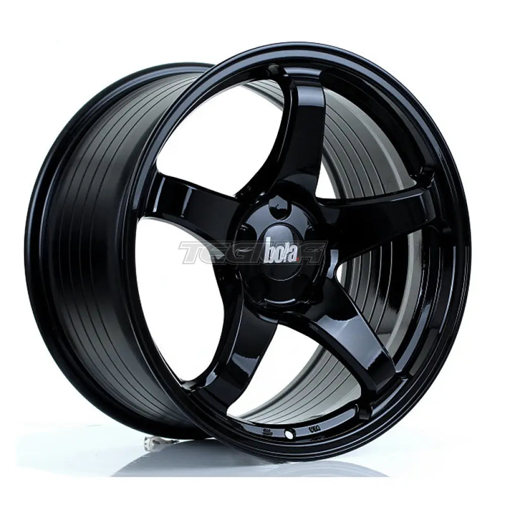 BOLA B2R Alloy Wheel 18x9.5 5x118 ET30 To 45 72.6mm CB Gloss Black Alloy Wheels