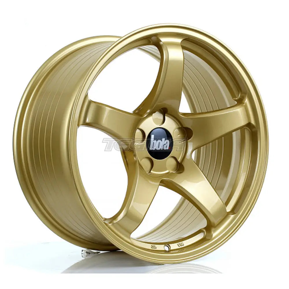 BOLA B2R Alloy Wheel 18x9.5 5x127 ET30 To 45 72.6mm CB Gold Alloy Wheels