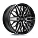 BOLA B32 Alloy Wheel 18x8 6x120 ET50 74.6mm CB Gloss Black Polished Face Alloy Wheels