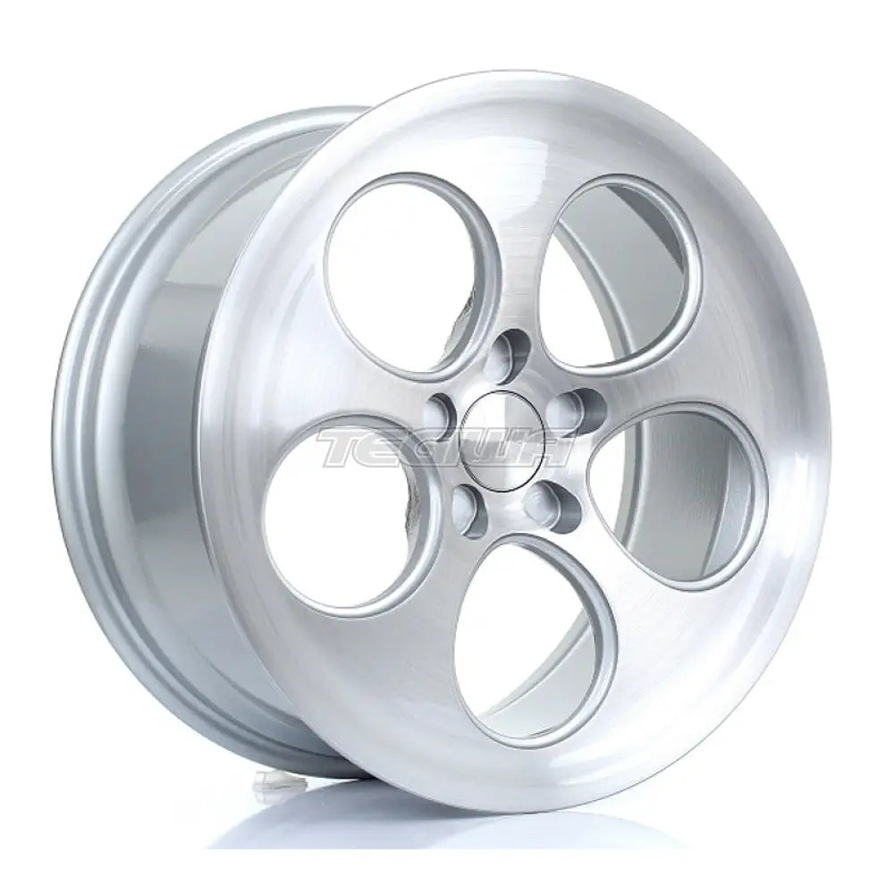 BOLA B5 Alloy Wheel 18x8.5 5x108 ET40 To 45 72.6mm CB Silver Brushed Polished Face Alloy Wheels
