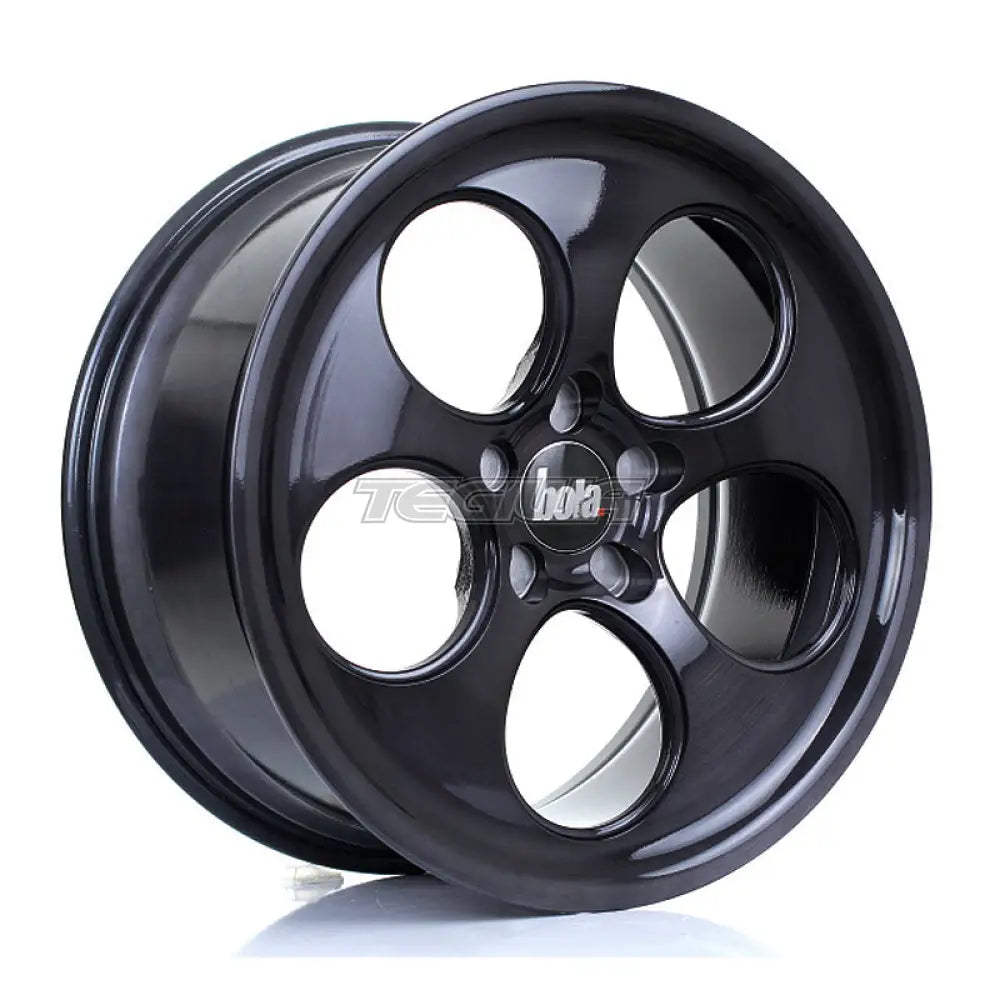 BOLA B5 Alloy Wheel 18x8.5 5x120 ET40 To 45 72.6mm CB Black Brushed Polished Face Alloy Wheels