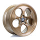 BOLA B5 Alloy Wheel 18x8.5 5x98 ET40 To 45 72.6mm CB Bronze Brushed Polished Face Alloy Wheels