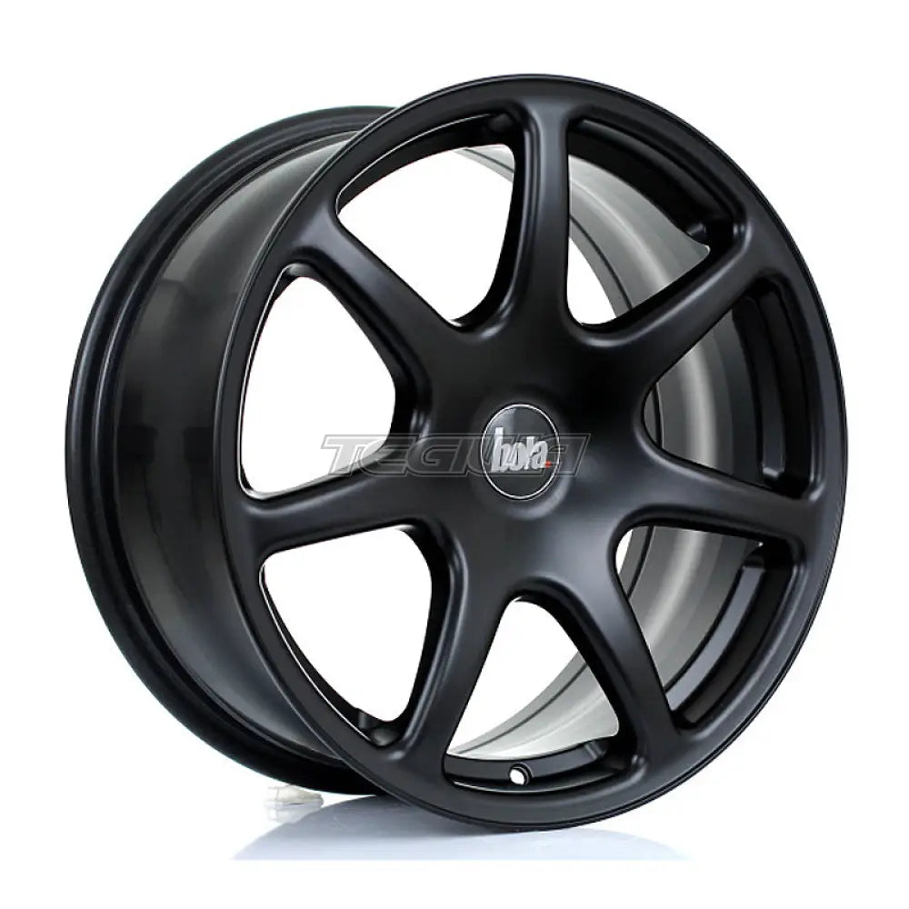 BOLA B7 Alloy Wheel 17x7.5 4x108 ET40 To 45 72.6mm CB Matt Black Alloy Wheels