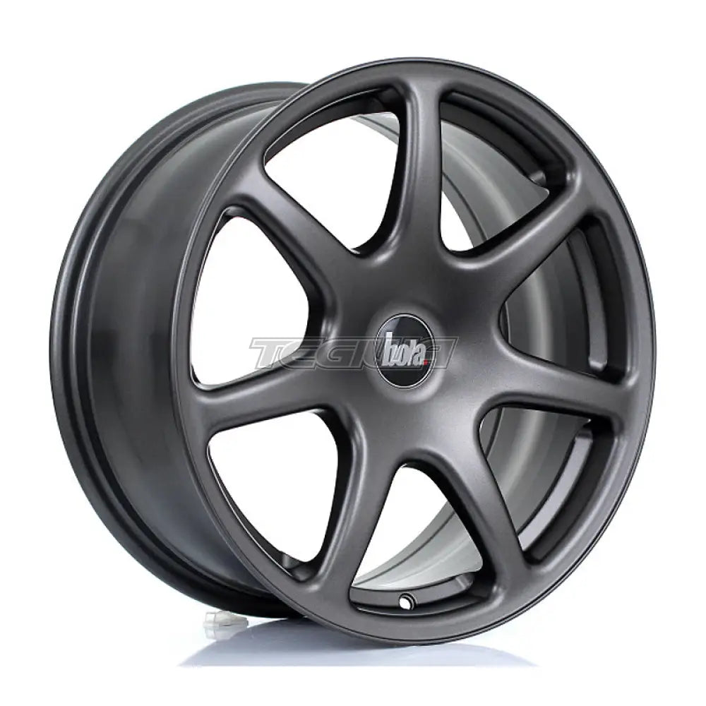 BOLA B7 Alloy Wheel 17x7.5 5x127 ET40 To 45 72.6mm CB Matt Gunmetal Alloy Wheels