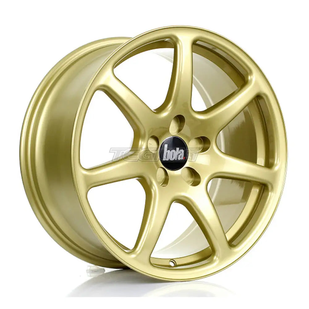 BOLA B7 Alloy Wheel 18x8.5 5x108 ET25 To 45 72.6mm CB Gold Alloy Wheels