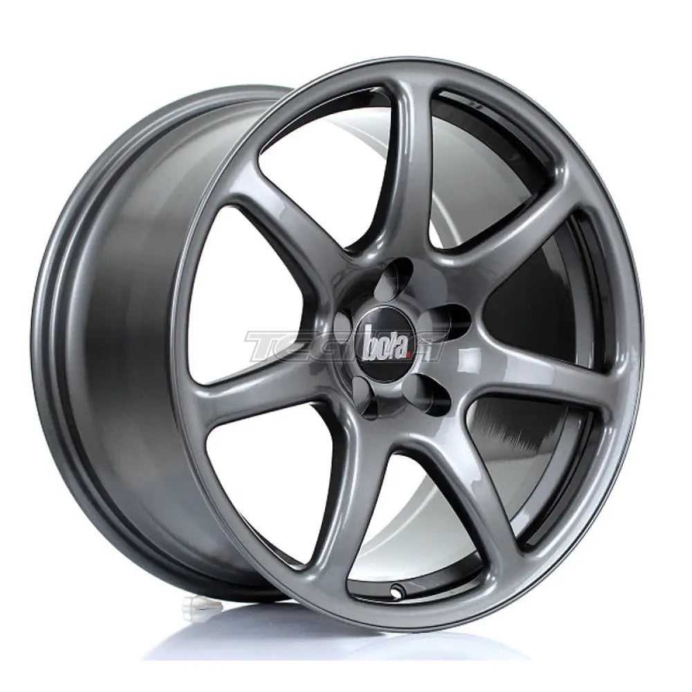 BOLA B7 Alloy Wheel 18x9.5 5x114 ET43 To 45 72.6mm CB Gloss Gunmetal Alloy Wheels