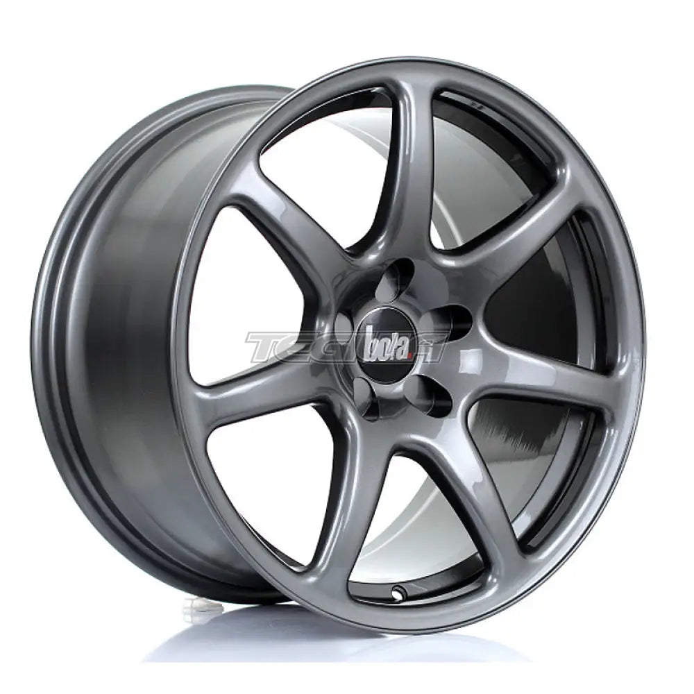 BOLA B7 Alloy Wheel 18x9.5 5x120.65 ET43 To 45 72.6mm CB Gloss Gunmetal Alloy Wheels