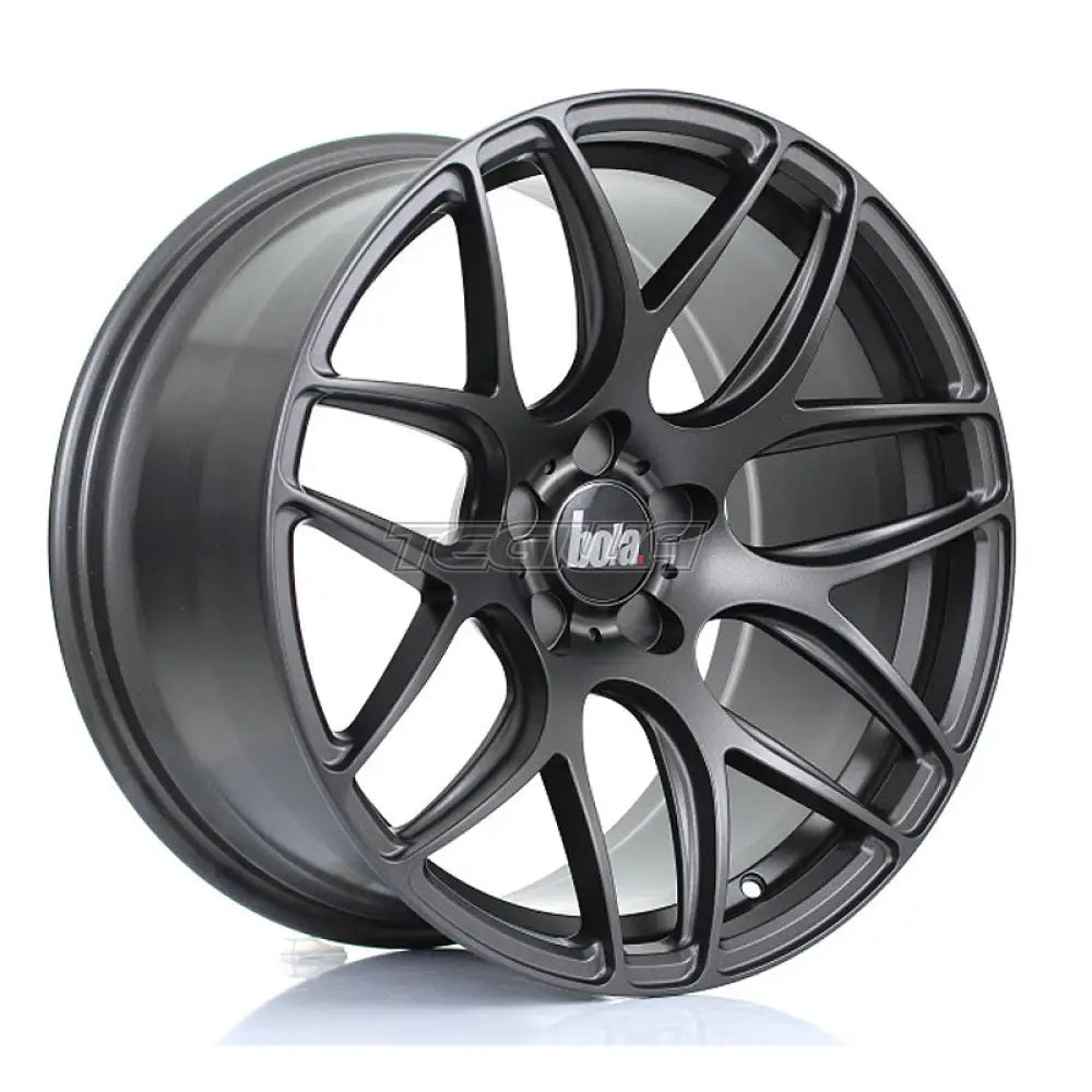 BOLA B8R Alloy Wheel 18x9.5 5x112 ET25 To 45 72.6mm CB Matt Gunmetal Alloy Wheels