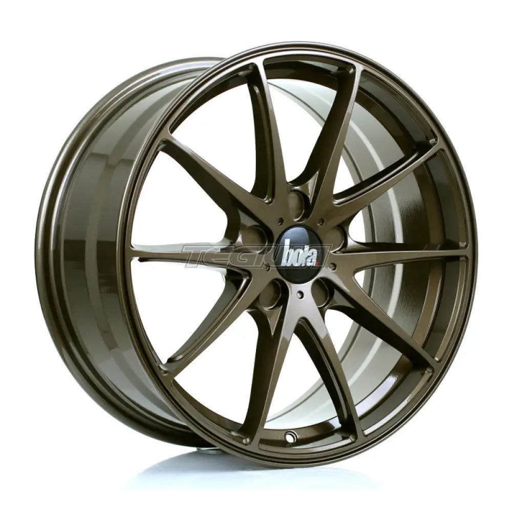 BOLA B9 Alloy Wheel 18x8 5x112 ET30 To 45 72.6mm CB Gloss Bronze Alloy Wheels