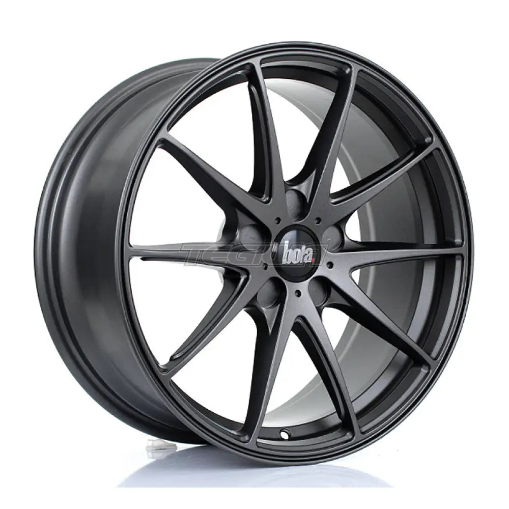 BOLA B9 Alloy Wheel 18x8 5x120 ET30 To 45 72.6mm CB Matt Gunmetal Alloy Wheels