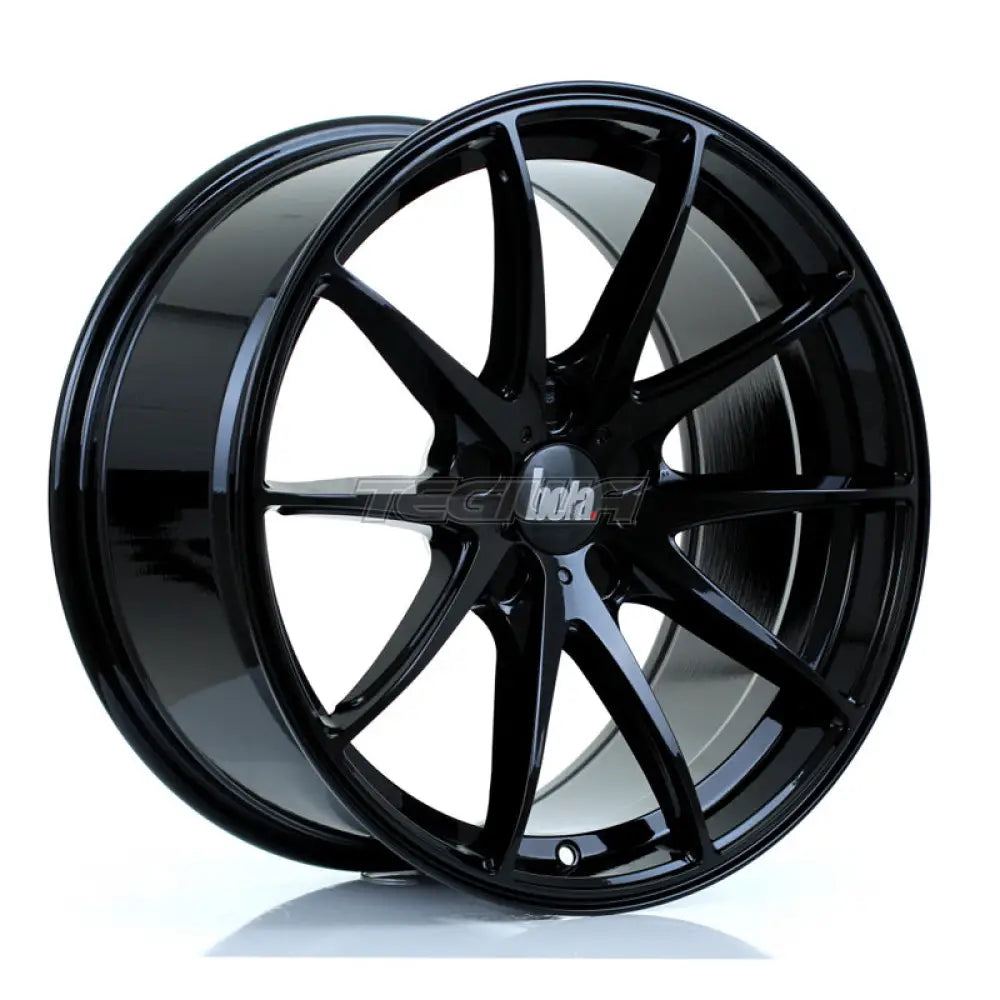 BOLA B9 Alloy Wheel 18x9 5x112 ET30 To 45 72.6mm CB Gloss Black Alloy Wheels