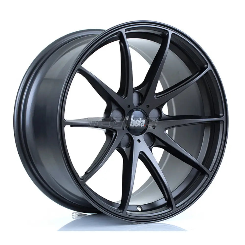 BOLA B9 Alloy Wheel 18x9 5x115 ET30 To 45 72.6mm CB Matt Gunmetal Alloy Wheels