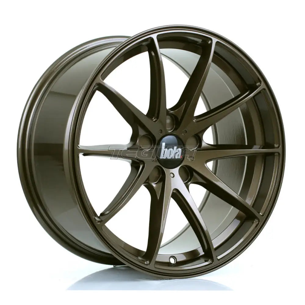 BOLA B9 Alloy Wheel 18x9 5x118 ET30 To 45 72.6mm CB Gloss Bronze Alloy Wheels