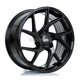 BOLA FLA Alloy Wheel 19x8.5 5x108 ET20 To 58 72.6mm CB Gloss Black Alloy Wheels