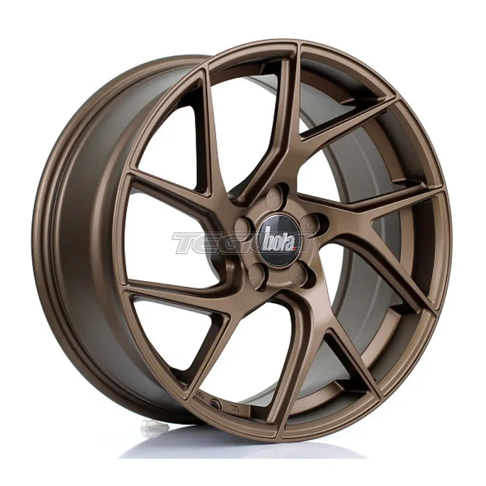 BOLA FLA Alloy Wheel 19x8.5 5x110 ET20 To 58 72.6mm CB Matt Bronze Alloy Wheels