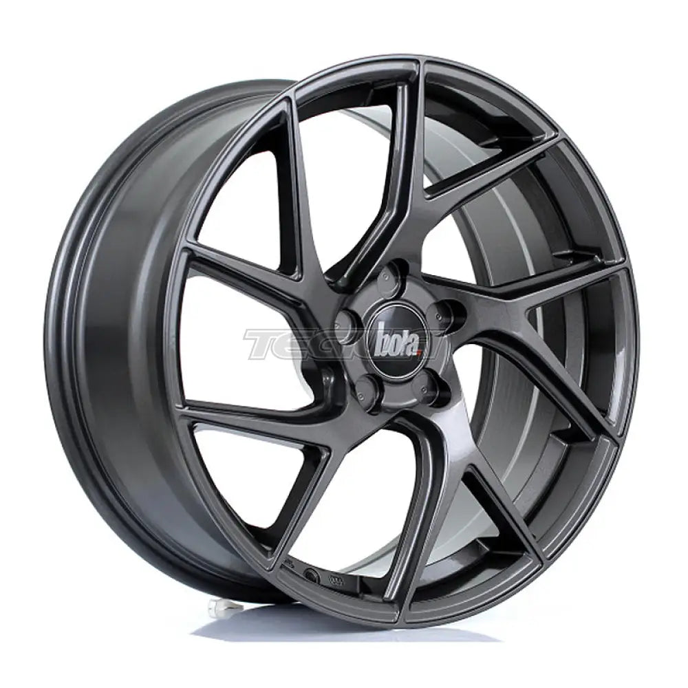 BOLA FLA Alloy Wheel 19x8.5 5x120 ET20 To 58 72.6mm CB Gloss Gunmetal Alloy Wheels