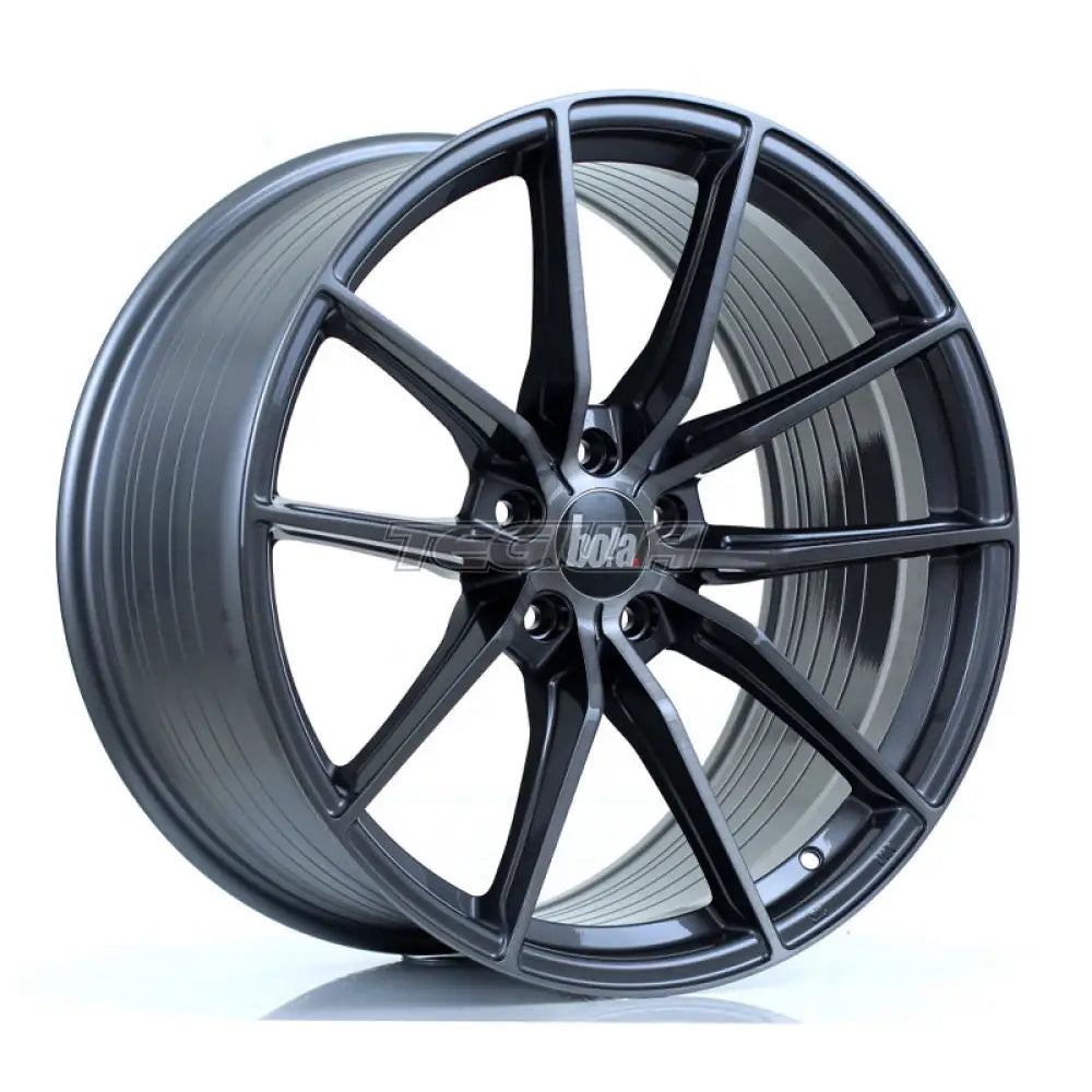 BOLA FLC Alloy Wheel 20x10 5x112 ET40 64.1mm CB Titanium Brushed Alloy Wheels