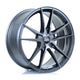 BOLA FLD Alloy Wheel 19x8.5 5x128 ET25 To 63 72.6mm CB Titanium Brushed Alloy Wheels