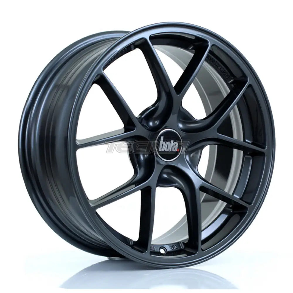 BOLA FLE Alloy Wheel 17x7.5 5x114 ET40 To 45 72.6mm CB Gloss Gunmetal Alloy Wheels