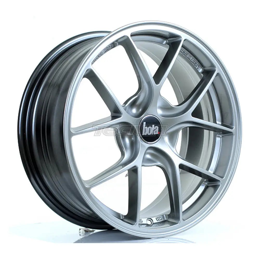 BOLA FLE Alloy Wheel 17x7.5 5x114 ET40 To 45 72.6mm CB Hyper Black Alloy Wheels