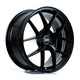 BOLA FLE Alloy Wheel 18x8 5x100 ET40 To 50 72.6mm CB Gloss Black Alloy Wheels
