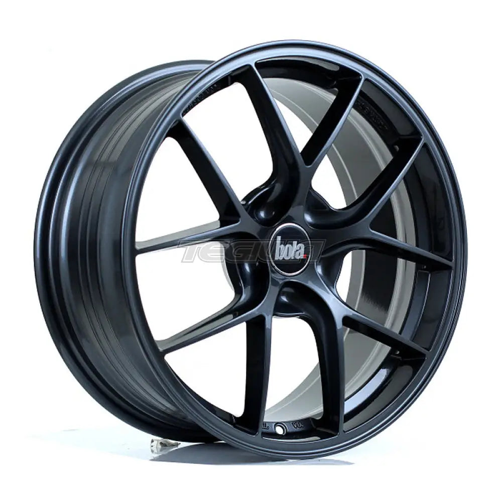 BOLA FLE Alloy Wheel 18x8 5x100 ET40 To 50 72.6mm CB Gloss Gunmetal Alloy Wheels