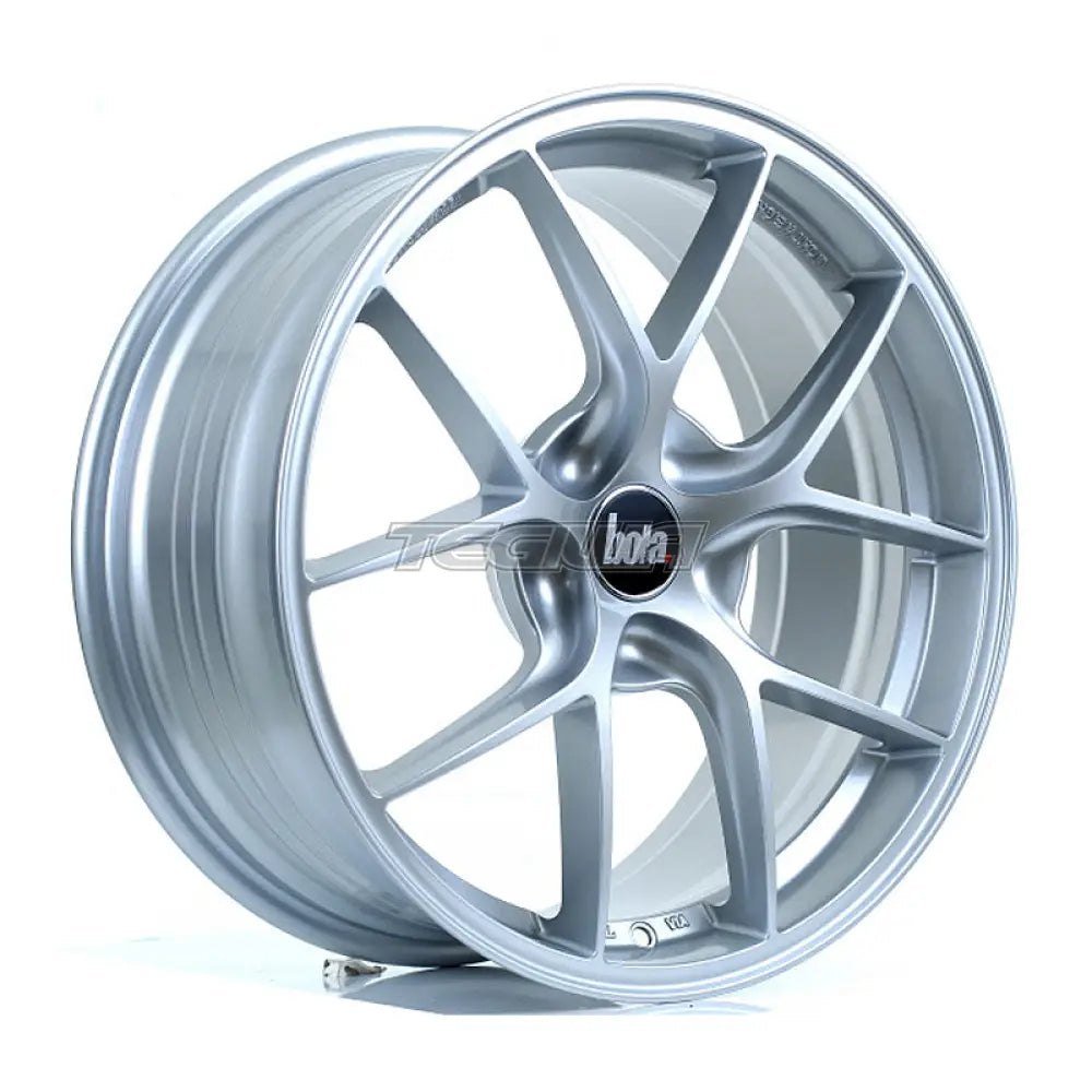 BOLA FLE Alloy Wheel 18x8 5x114 ET35 To 50 72.5mm CB Crystal Silver Alloy Wheels